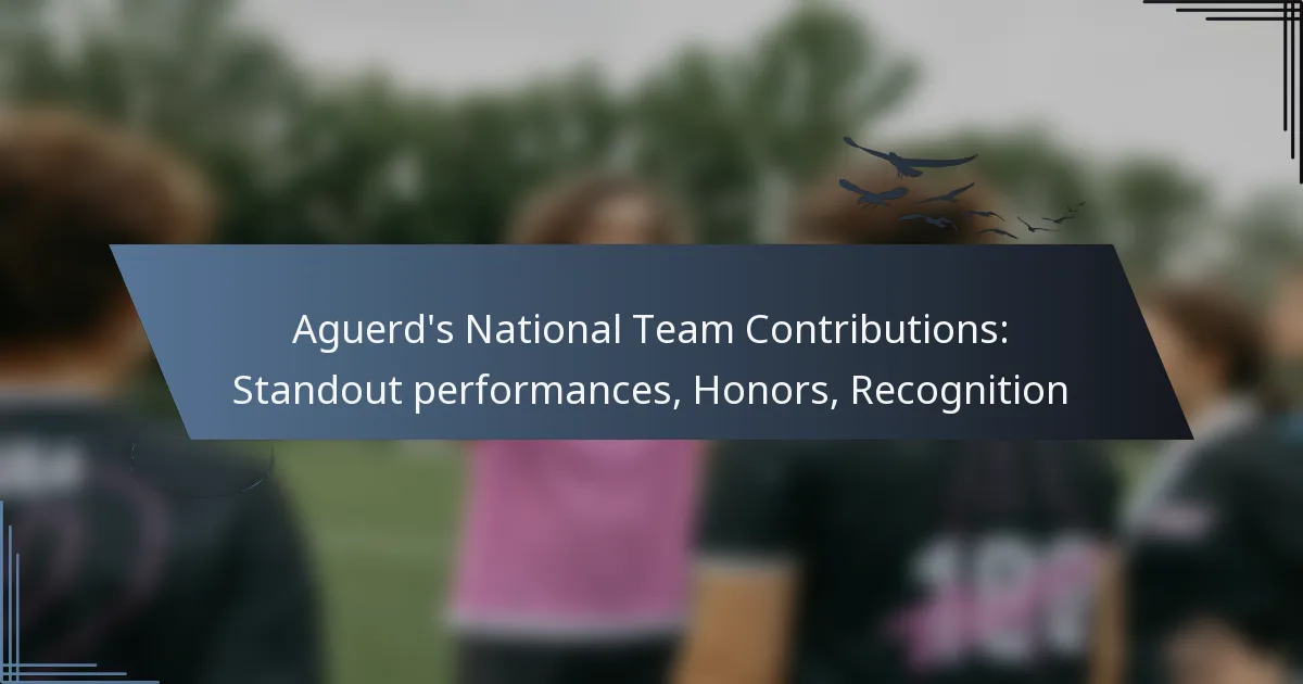 Aguerd’s National Team Contributions: Standout performances, Honors, Recognition